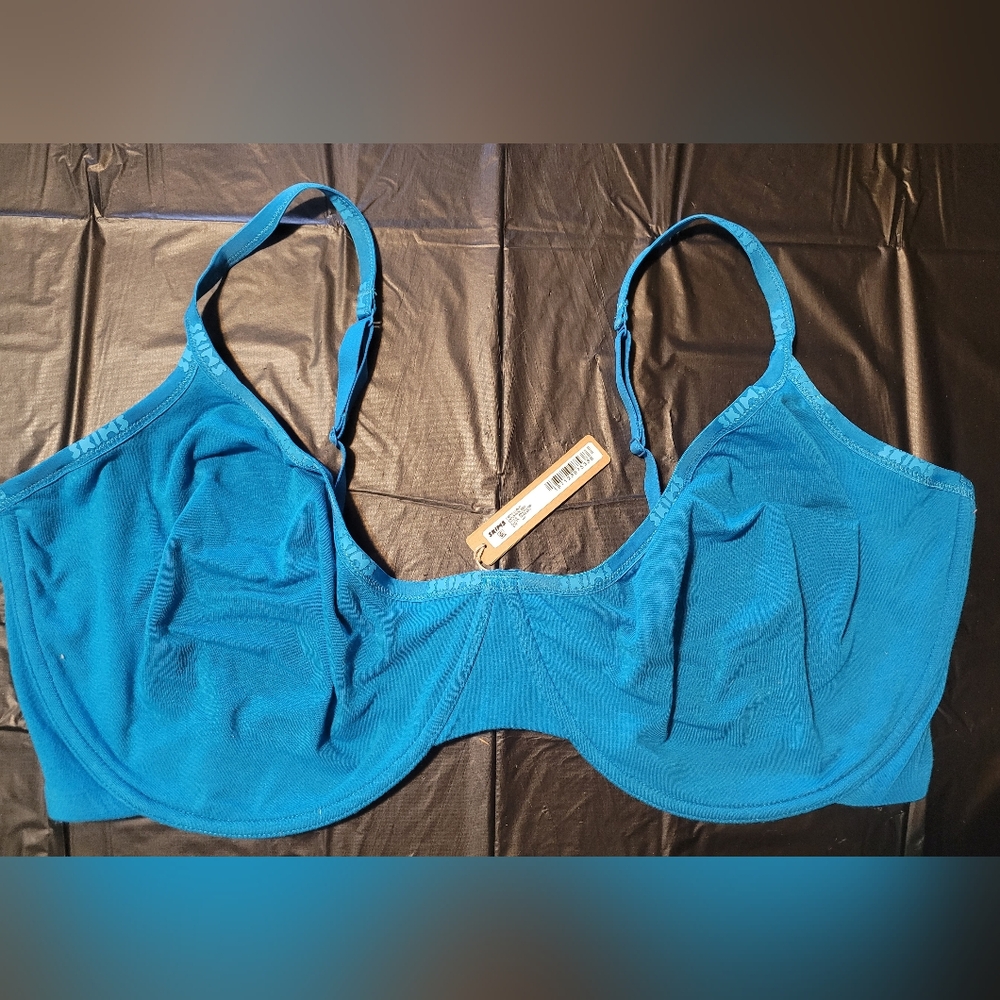 Skims Cotton Logo Underwire Demi